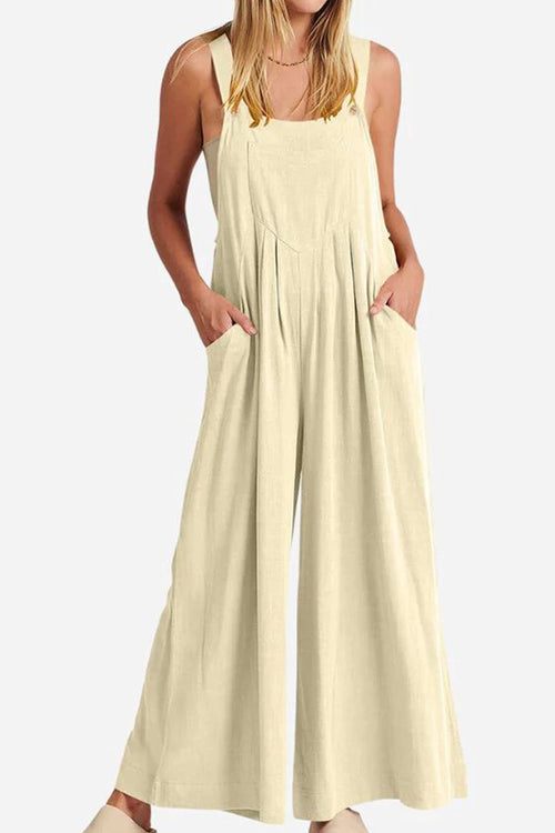 Free-Flow Wide Leg Overalls