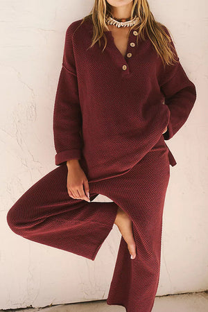 Multi-Weather Comfort: Two-Piece Oversized Set