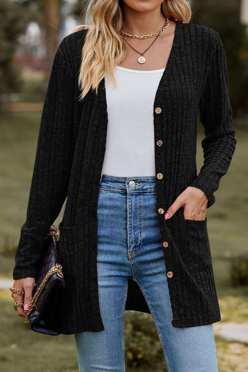 Long, Lightweight, Ultra Soft Knit-like Cardigan