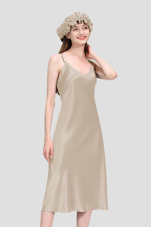 100% Mulberry Silk Elegant Night Dress