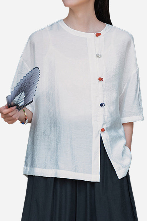 One Size Fits All Eco-friendly Regenerated Cellulose Blouse