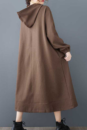 One Size Fits All ZipLine Oversized Long Coat