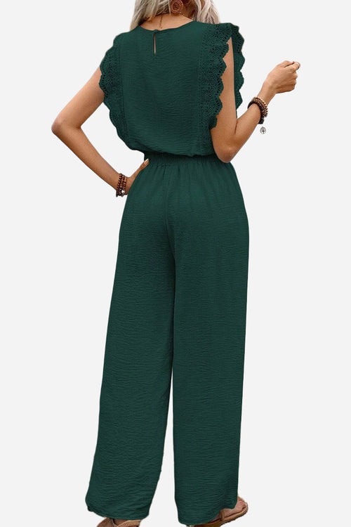 Elegant Two-Piece Set With Lace Detail