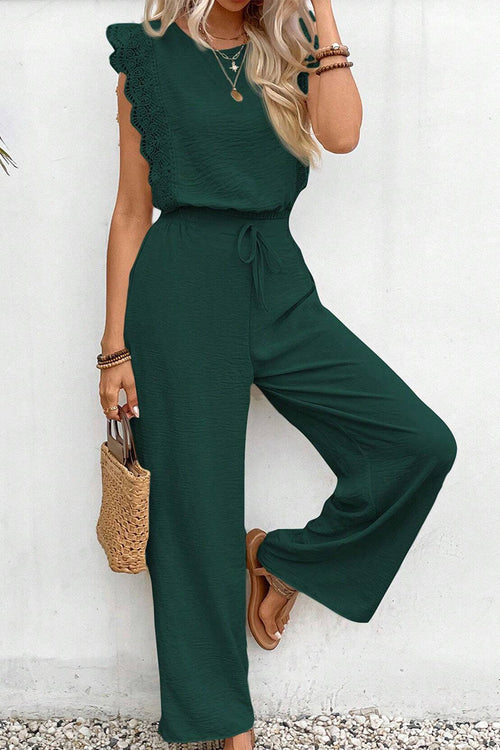 Elegant Two-Piece Set With Lace Detail