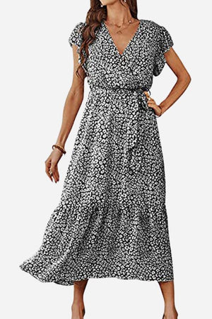 Elegant Blossoms Boho Maxi Dress