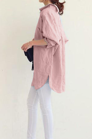 Oversized Linen Shirt