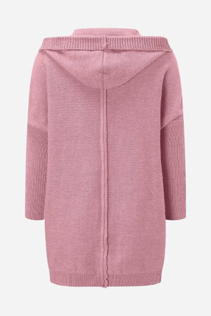 Warm Oversized Hooded Cardigan